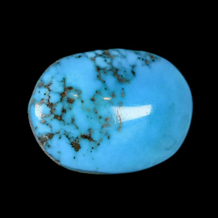 1.1" Natural Polished Teal Turquoise Gemstone Mineral Specimen Cab