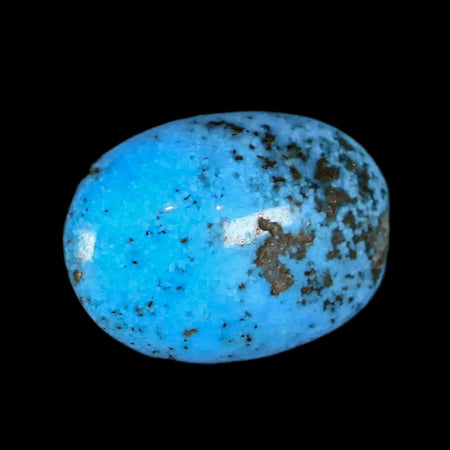 1.1" Natural Polished Teal Turquoise Gemstone Mineral Specimen Cab