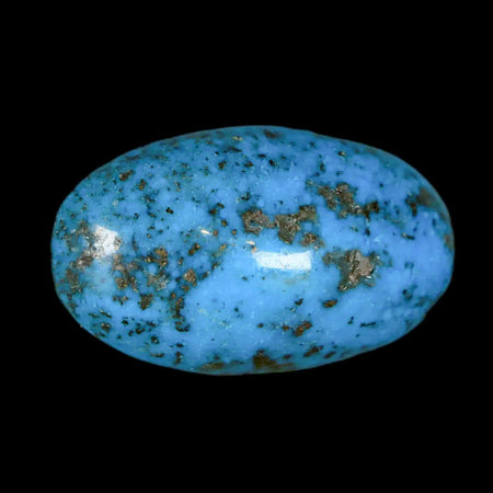 1.3" Natural Polished Teal Turquoise Gemstone Mineral Specimen Cab