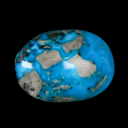 1.2" Natural Polished Teal Turquoise Gemstone Mineral Specimen Cab