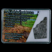 1.4" Muonionalusta Meteorite Specimen Sweden Meteorites Display 8.74 Grams