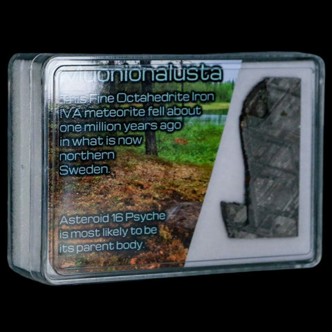 1.7" Muonionalusta Meteorite Specimen Sweden Meteorites Display 10.74 Grams - Fossil Age Minerals