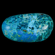 1.7" Chrysocolla Palm Stone Polished Free Form Blue And Teal Color Location Peru