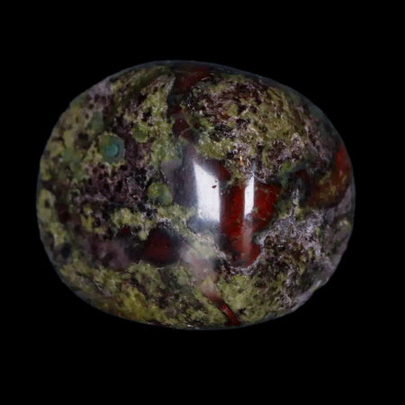 1.2" Polished Natural Dragon Blood Jasper Mineral Stone Western Australia