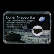 Moon Rock Lunar Meteorite Bechar 003 Algerian Sahara Desert Discovered 2022