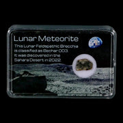 Moon Rock Lunar Meteorite Bechar 003 Algerian Sahara Desert Discovered 2022