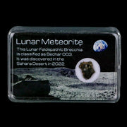 Moon Rock Lunar Meteorite Bechar 003 Algerian Sahara Desert Discovered 2022