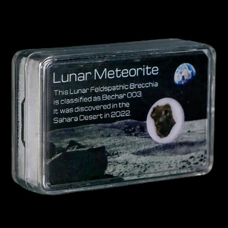 Moon Rock Lunar Meteorite Bechar 003 Algerian Sahara Desert Discovered 2022