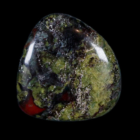 1.1" Polished Natural Dragon Blood Jasper Mineral Stone Western Australia - Fossil Age Minerals