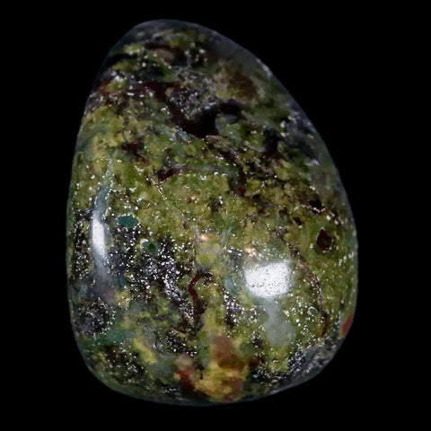 1.1" Polished Natural Dragon Blood Jasper Mineral Stone Western Australia - Fossil Age Minerals