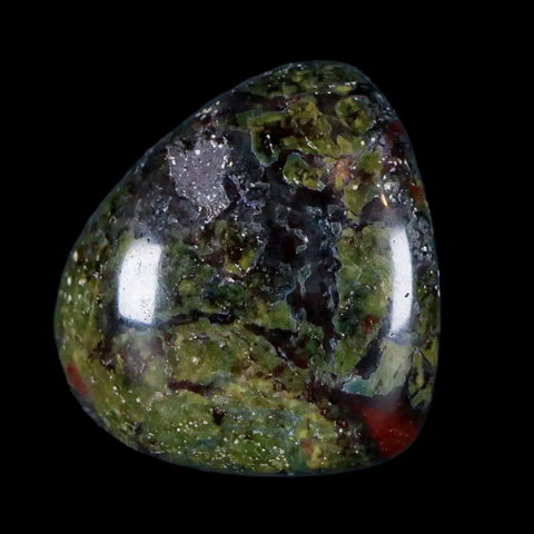 1.1" Polished Natural Dragon Blood Jasper Mineral Stone Western Australia - Fossil Age Minerals