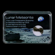 Moon Rock Lunar Meteorite Bechar 003 Algerian Sahara Desert Discovered 2022