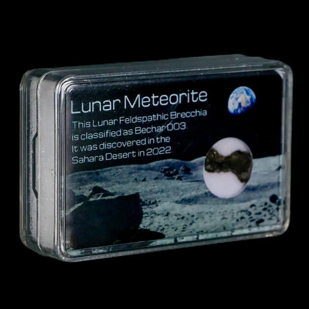 Moon Rock Lunar Meteorite Bechar 003 Algerian Sahara Desert Discovered 2022