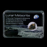 Moon Rock Lunar Meteorite Bechar 003 Algerian Sahara Desert Discovered 2022