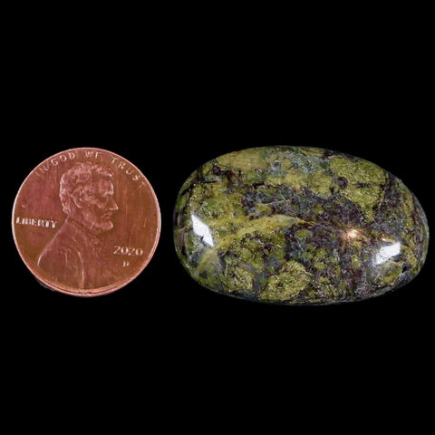 1.3" Polished Natural Dragon Blood Jasper Mineral Stone Western Australia - Fossil Age Minerals