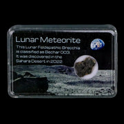 Moon Rock Lunar Meteorite Bechar 003 Algerian Sahara Desert Discovered 2022