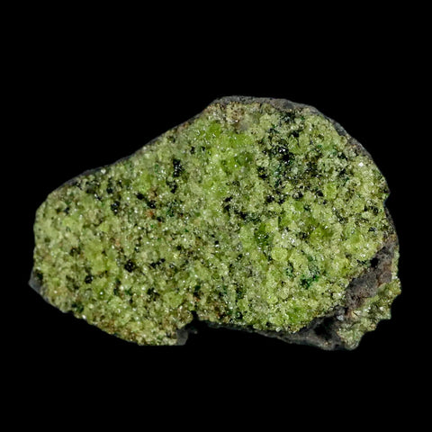 XL 4.4" Natural Emerald Peridot Crystal Minerals On Volcanic Rock Gila, Arizona - Fossil Age Minerals