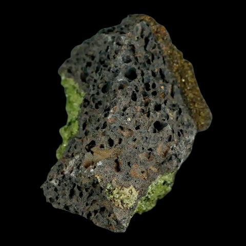 XL 4.7" Natural Emerald Peridot Crystal Minerals On Volcanic Rock Gila, Arizona - Fossil Age Minerals