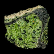 XL 3.5" Natural Emerald Peridot Crystal Minerals On Volcanic Rock Gila, Arizona