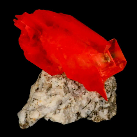 2.1" Stunning Bright Orange Arcanite Crystal Mineral Specimen From Poland - Fossil Age Minerals