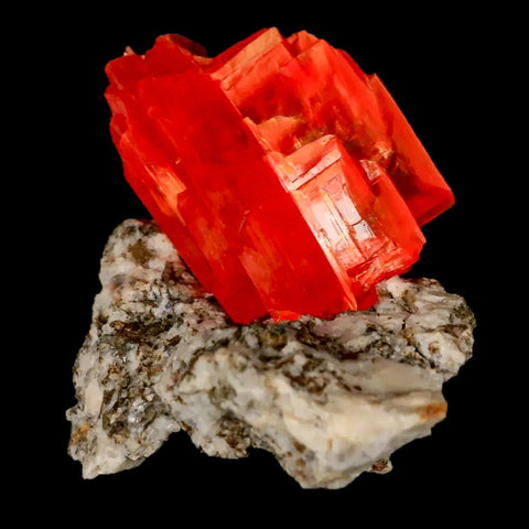 2.3" Stunning Bright Orange Arcanite Crystal Mineral Specimen From Poland - Fossil Age Minerals