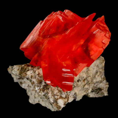 2.3" Stunning Bright Orange Arcanite Crystal Mineral Specimen From Poland - Fossil Age Minerals