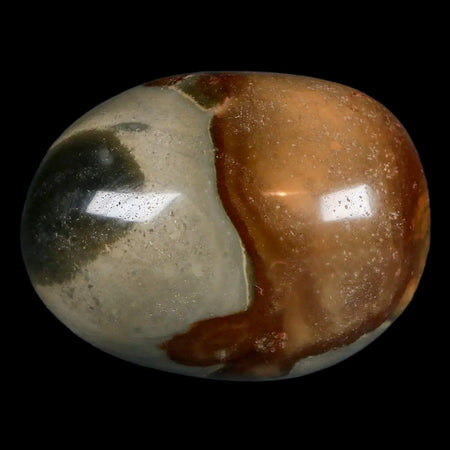 2.8" Polychrome Jasper Natural Polished Mineral Palm Stone Madagascar