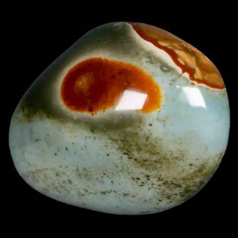 2.3" Polychrome Jasper Natural Polished Mineral Palm Stone Madagascar - Fossil Age Minerals