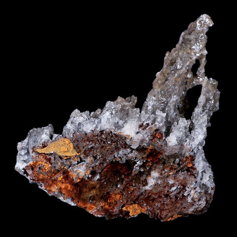 4" Aragonite Cave Calcite Crystal Cluster Mineral Specimen Morocco - Fossil Age Minerals