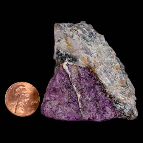 2.1" Rough Purple Purpurite Manganese Mineral Specimen Location Namibia