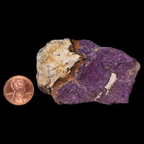 2.5" Rough Purple Purpurite Manganese Mineral Specimen Location Namibia - Fossil Age Minerals