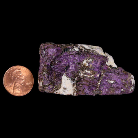 2.4" Rough Purple Purpurite Manganese Mineral Specimen Location Namibia - Fossil Age Minerals