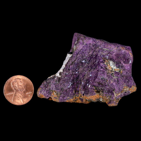 2" Rough Purple Purpurite Manganese Mineral Specimen Location Namibia - Fossil Age Minerals