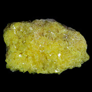 4" Rough Bright Yellow Sulfur Crystal Cluster On Matrix El Desierto Mine Bolivia