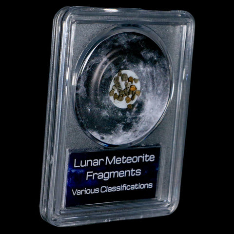 Moon Rock Lunar Meteorite Fragments Various Classifications Outer Space COA