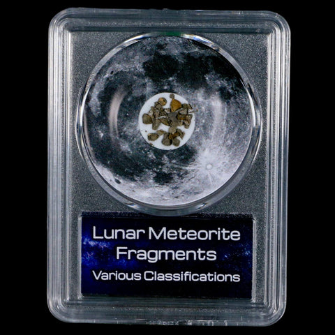 Moon Rock Lunar Meteorite Fragments Various Classifications Outer Space COA