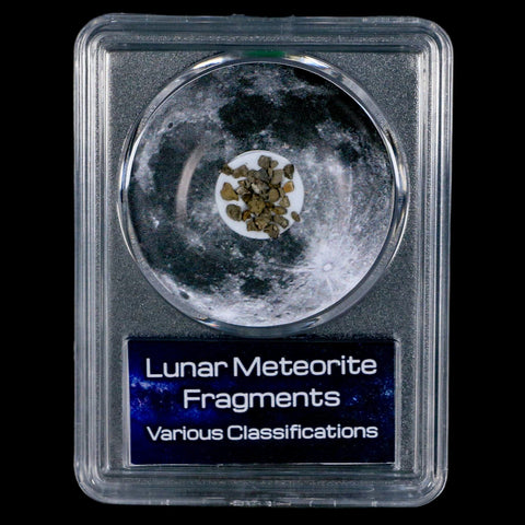 Moon Rock Lunar Meteorite Fragments Various Classifications Outer Space COA