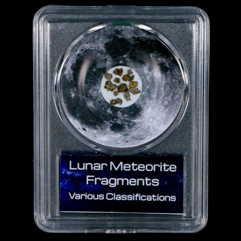 Moon Rock Lunar Meteorite Fragments Various Classifications Outer Space COA