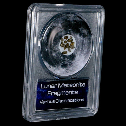 Moon Rock Lunar Meteorite Fragments Various Classifications Outer Space COA