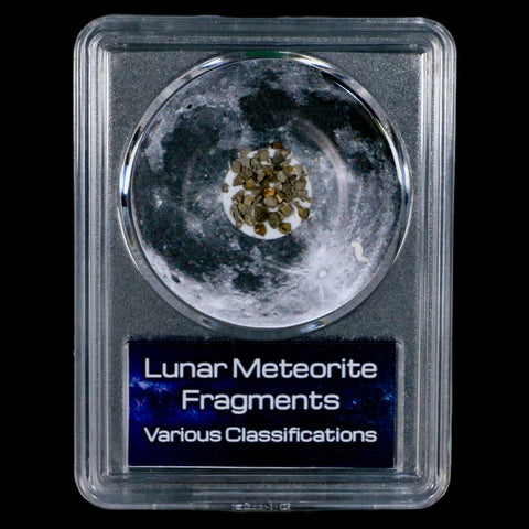 Moon Rock Lunar Meteorite Fragments Various Classifications Outer Space COA