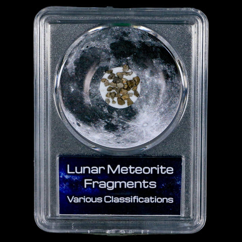 Moon Rock Lunar Meteorite Fragments Various Classifications Outer Space COA