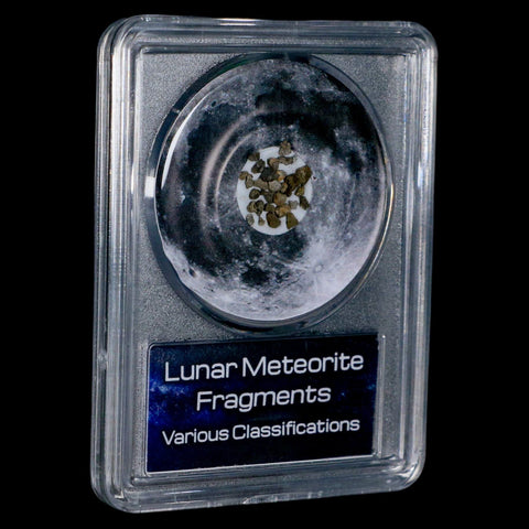 Moon Rock Lunar Meteorite Fragments Various Classifications Outer Space COA