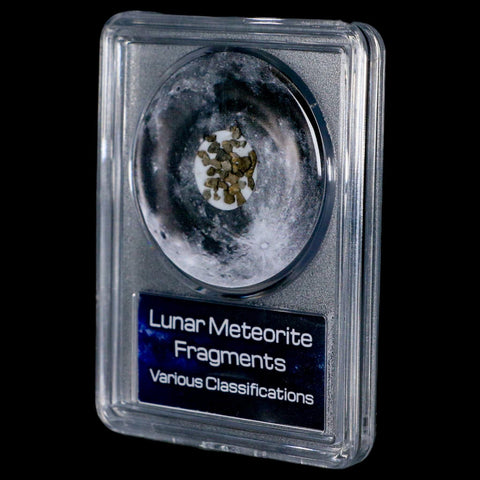 Moon Rock Lunar Meteorite Fragments Various Classifications Outer Space COA