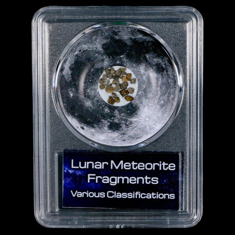 Moon Rock Lunar Meteorite Fragments Various Classifications Outer Space COA