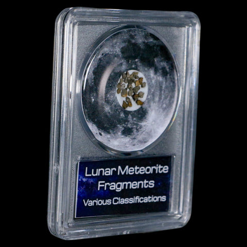 Moon Rock Lunar Meteorite Fragments Various Classifications Outer Space COA