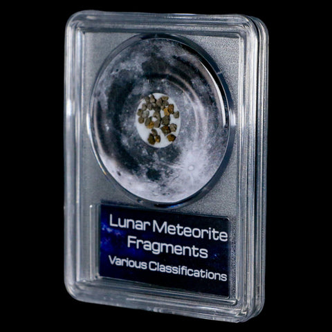 Moon Rock Lunar Meteorite Fragments Various Classifications Outer Space COA