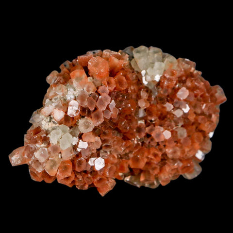 2.8" Aragonite Mineral Two Tone Crystal Cluster Specimen Tazouta Morocco