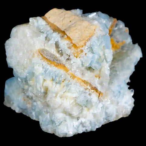 2.8" Ice Blue Tabular Barite Blades Crystal Mineral Specimen Meknes-Tafilalet  Morocco - Fossil Age Minerals