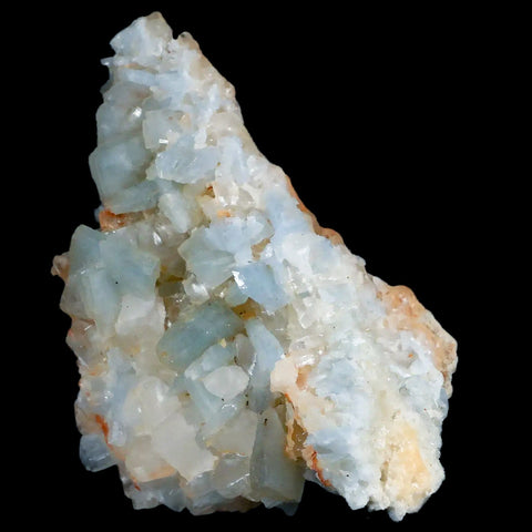 3.7" Ice Blue Tabular Barite Blades Crystal Mineral Specimen Meknes-Tafilalet  Morocco - Fossil Age Minerals