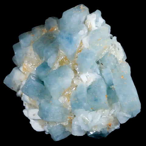 2.5" Ice Blue Tabular Barite Blades Crystal Mineral Specimen Meknes-Tafilalet  Morocco - Fossil Age Minerals